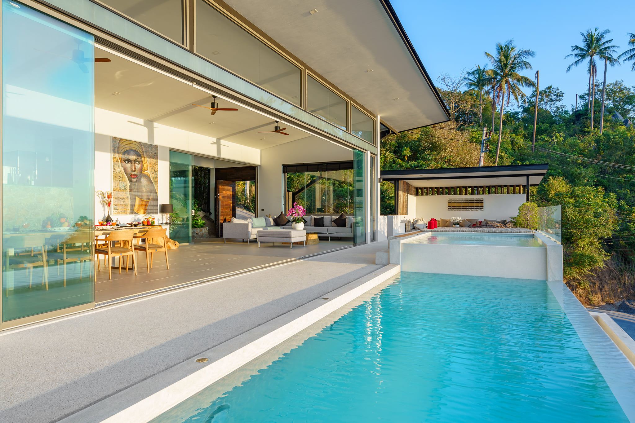 Luxury villa with infinity pool in Chaweng Noi, Koh Samui